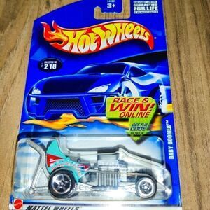 Hot Wheels Happy Birthday Baby Boomer Die-cast Car Vehicle Teal 1/64 Scale #218
